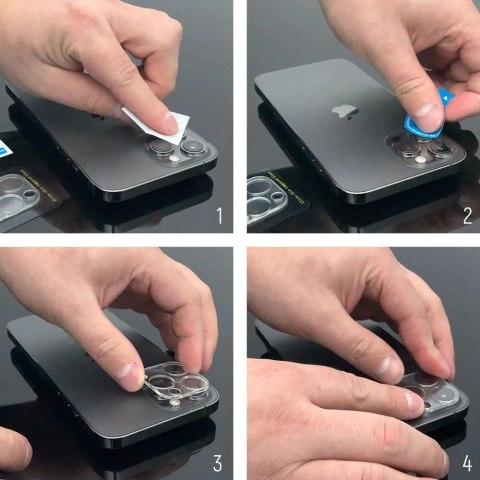 Szkło hartowane na cały aparat kamery do Samsung A16 / A16 5G WOZINSKY