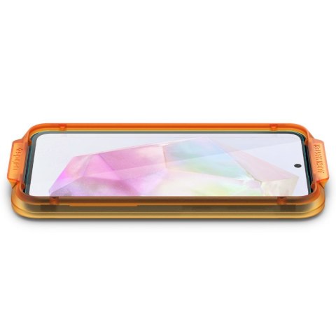 Szkło hartowane z ramką montażową na Samsung Galaxy A35 Glas tR AlignMaster - 2 szt. SPIGEN