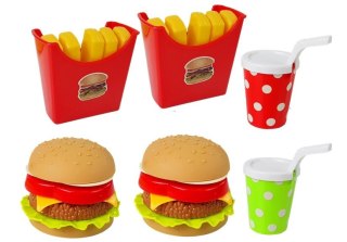 Zestaw Hamburger Frytki z Tacką LEAN Toys