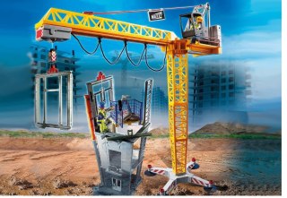 Zestaw z figurkami City Action 70441 Zdalnie sterowany żuraw Playmobil