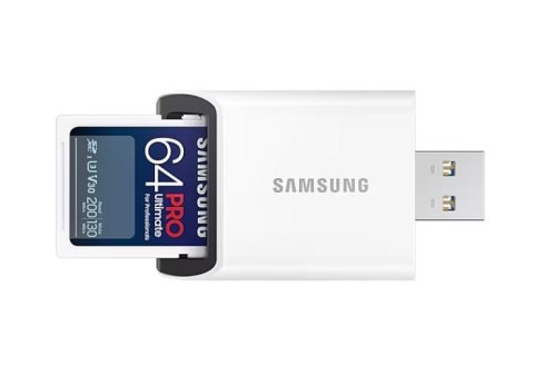 Karta pamięci SD MB-SY64SB/WW 64GB Pro Ultimate + czytnik Samsung