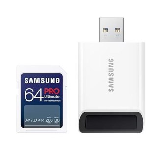 Karta pamięci SD MB-SY64SB/WW 64GB Pro Ultimate + czytnik Samsung