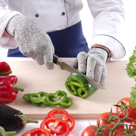 Rękawice kuchenne antyprzecięciowe HPPE Anti Cut Level 4 - HENDI 556641 Hendi