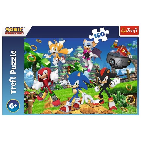 Puzzle 160 elementów Sonic i przyjaciele Trefl