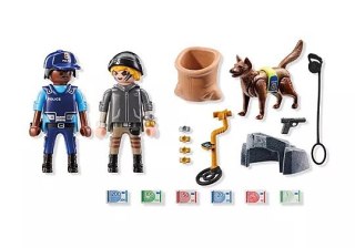 Action Heroes 71731 Poszukiwania śladów z psem tropiącym Playmobil