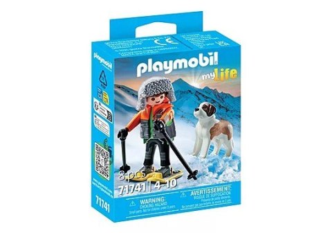 My Life 71741 Narciarz z bernardynem Playmobil