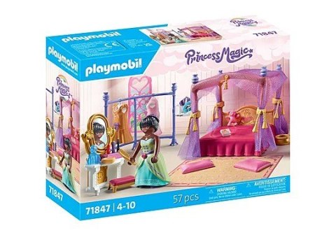 Princess Magic 71847 Sypialnia księżniczek z garderobą Playmobil