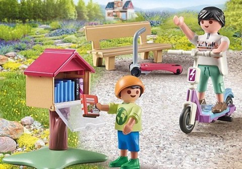 Zestaw figurek My Life 71511 Wymiana książek Playmobil