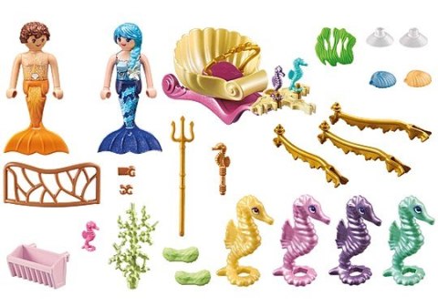 Zestaw figurek Princess Magic 71500 Podwodni mieszkańcy z powozem koników morskich Playmobil