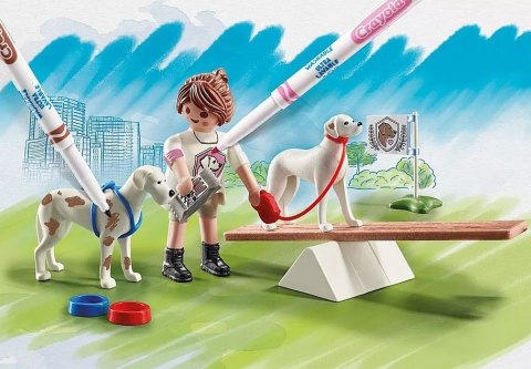 Zestaw z figurkami Color 71517 Trening z psami Playmobil