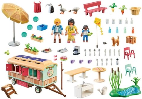 Zestaw z figurkami Country 71441 Przytulna kawiarenka w wagonie Playmobil
