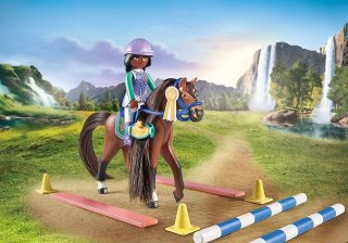 Zestaw z figurkami Horses 71355 Zoe i Blaze z przeszkodami Playmobil