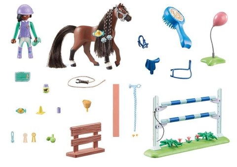 Zestaw z figurkami Horses 71355 Zoe i Blaze z przeszkodami Playmobil