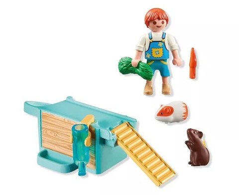Zestaw z figurkami My Life 71746 Chłopiec ze świnką morską Playmobil
