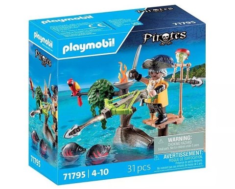 Zestaw z figurkami Pirates 71795 Pirat z balistą Playmobil