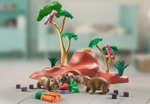 Zestaw z figurkami Wiltopia 71625 Schronienie dla wombatów Playmobil