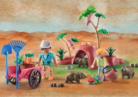 Zestaw z figurkami Wiltopia 71625 Schronienie dla wombatów Playmobil