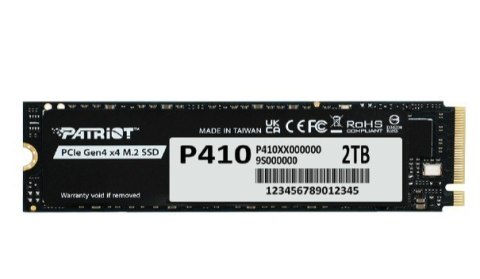 Dysk SSD 2TB P410 PCIe M.2 Gen4 x4 NVMe 1.4 2280 5000/4500MB/s Patriot