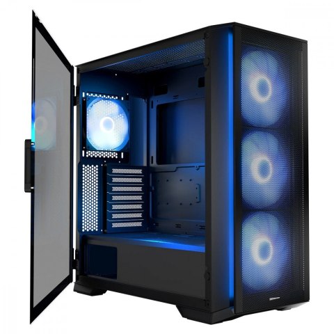 Obudowa Komputerowa Horizon ARGB Flow Midi Czarna MODECOM