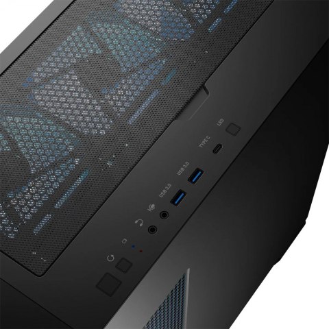 Obudowa Komputerowa Horizon ARGB Flow Midi Czarna MODECOM