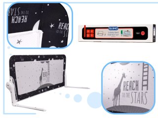 Barierka osłona ochronna do łóżka otwierana150cm czarna Kik Sp. z o. o. Sp. k.