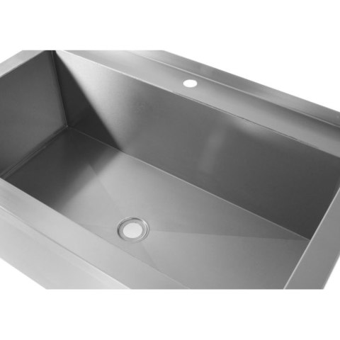 Stół z basenem jednokomorowym gastronomiczny spawany nierdzewny 100x60x85 cm - Hendi 813423 Hendi