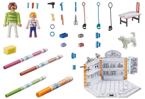 Zestaw z figurkami Color 71514 Salon dla psów Playmobil