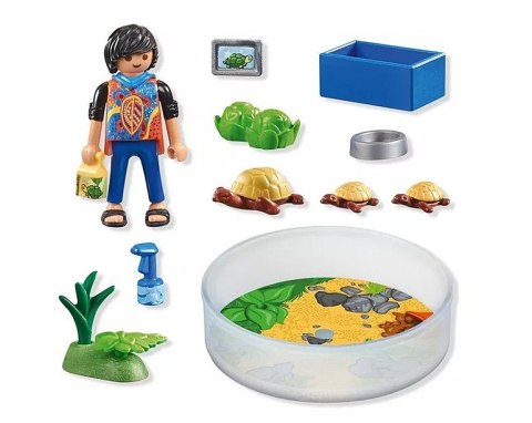 Zestaw z figurkami My Life 71748 Terrarium z żółwiami Playmobil