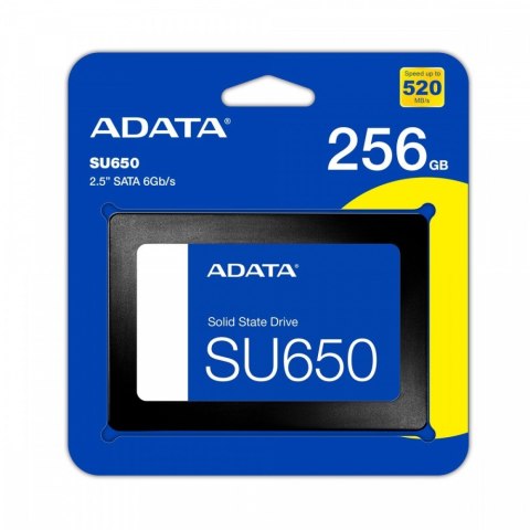 Dysk SSD Ultimate SU650 256GB 2.5 S3 3D TLC Retail Adata