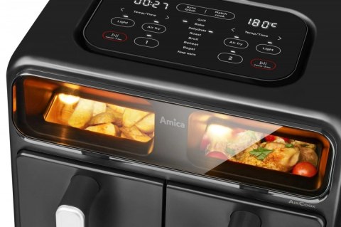 Frytownica beztłuszczowa dwukomorowa AFM 7020 Amica