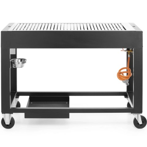 Mobilny grill gazowy Inferno ruszt 110 x 50cm 10kW - Hendi 700044 Hendi