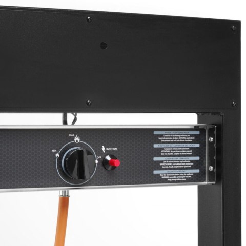 Mobilny grill gazowy Inferno ruszt 110 x 50cm 10kW - Hendi 700044 Hendi