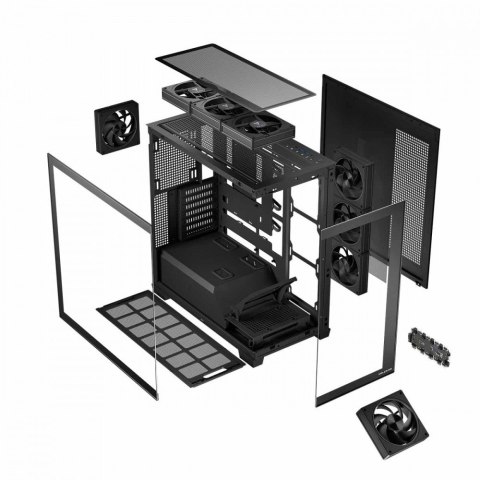 Obudowa PC STELLAR 8F ARGB 10 Czarna MODECOM