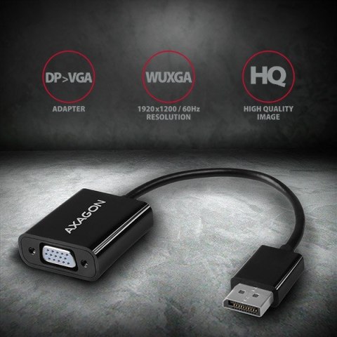 RVD-VGN Adapter DisplayPort -> VGA FullHD 1920x1200 AXAGON