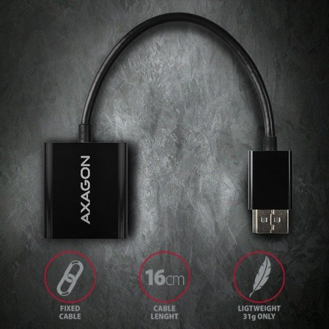 RVD-VGN Adapter DisplayPort -> VGA FullHD 1920x1200 AXAGON