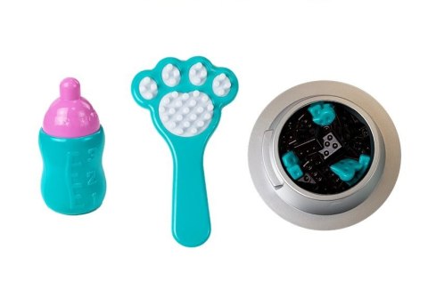 Pluszowy Pies na Baterie Biały w Łaty Rusza Ogonem Dźwięk LEAN Toys