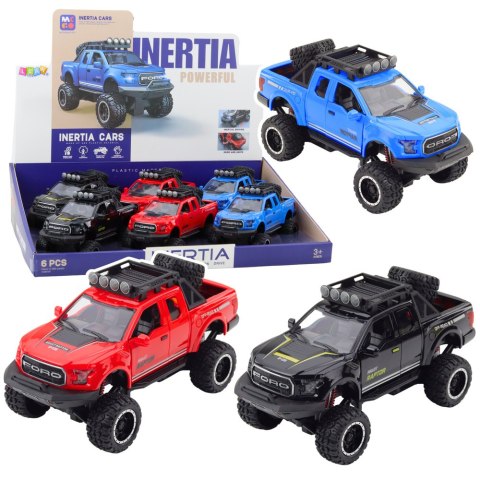 Samochód Terenowy Raptor Otwierane Drzwi Napęd Światła Dźwięki Mix LEAN Toys