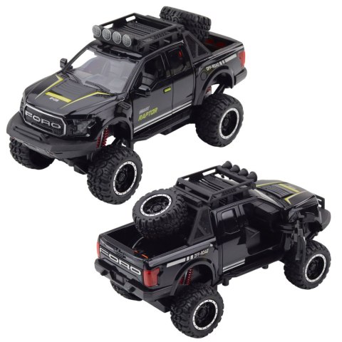 Samochód Terenowy Raptor Otwierane Drzwi Napęd Światła Dźwięki Mix LEAN Toys