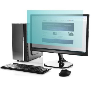 Filtr światła niebieskiego 24 cale | 16:9 | Ochrona wzroku | Anti Glare | Matowy | na monitor Qoltec