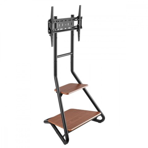 Uchwyt wolnostojący do TV narożny drewniane półki 37-75 cali max 40kg MC-455 Maclean