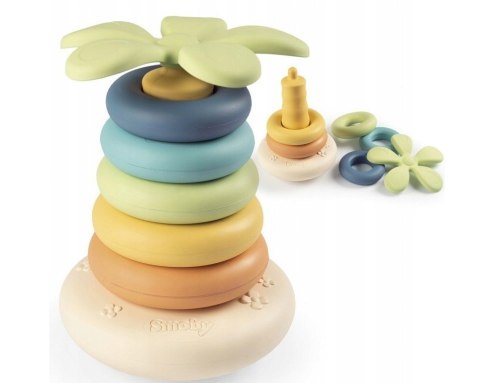 Piramida z krążków Little Green Smoby