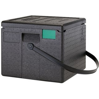 Pojemnik termoizolacyjny na 6 kartonów pizzy ładowany od góry z rączką CAM GOBOX 410 x 410 x 339 mm CAMBRO