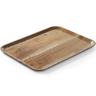 Taca kelnerska do serwowania CAMBRO Capri 33x43cm - brązowy dąb CAMBRO