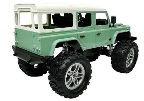 Auto Zdalnie Sterowane Land Rover Defender D110 R/C Zielony 7.5 km/h 1:14 2.4G Double E