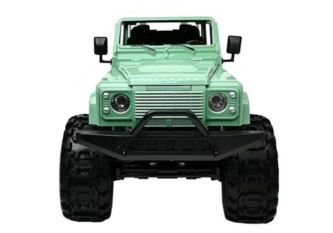 Auto Zdalnie Sterowane Land Rover Defender D110 R/C Zielony 7.5 km/h 1:14 2.4G Double E