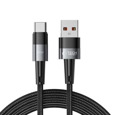 Kabel przewód USB-C - USB-C 66W 6A 2m - szary Tech-Protect