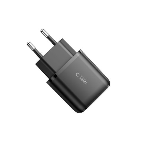 Ładowarka sieciowa USB-C PD 20W / USB-A QC 3.0 - czarna Tech-Protect