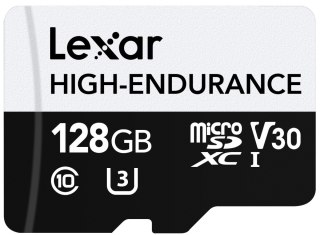 Karta microSD High Endurance 128GB C10 A1 U1 V30 100/45MB/s Lexar