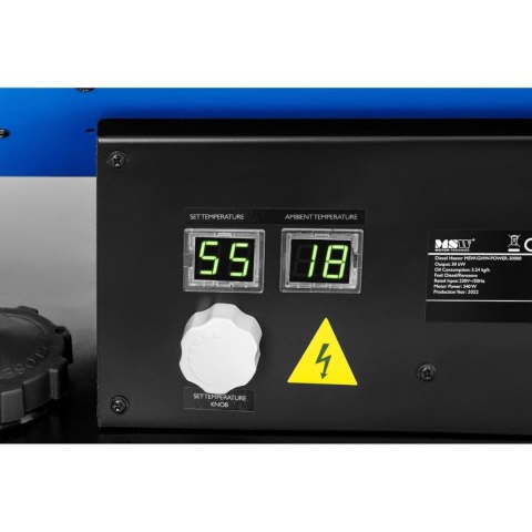 Nagrzewnica dmuchawa olejowa budowlana na olej ropę do 310 m2 38 l 30000 W MSW