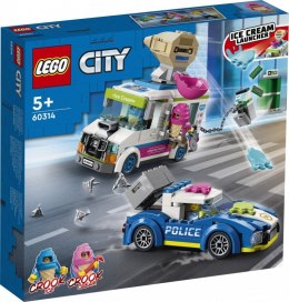 Klocki City 60314 Policyjny pościg za furgonetką z lodami LEGO